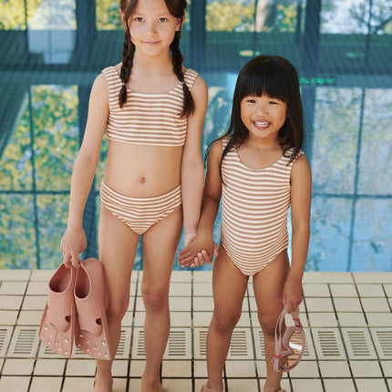 Gustav Imprimé Flippers Peach Tuscany Rose