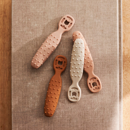 <tc>Liewood</tc> Cuillères pour bébé Caelia « Pale Tuscany » - assortiment multicolore, lot de 4