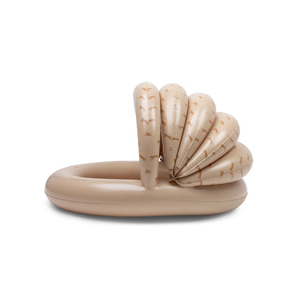 <tc>Swim Essentials</tc> Piscine pour enfants – Beige léopard avec auvent