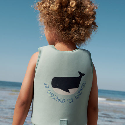 Gilet de sauvetage Liewood Dove It comes in waves / Peppermint