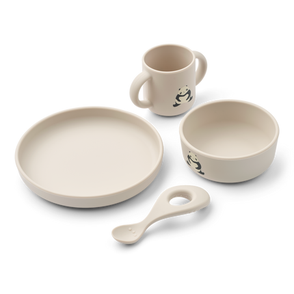 <tc>Liewood</tc> Service de table pour enfants Vivi Panda/Sandy