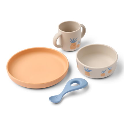 <tc>Liewood</tc> Service de table pour enfants Vivi Pineapple/Sandy