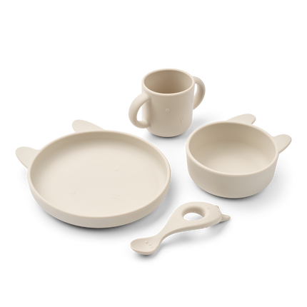 <tc>Liewood</tc> Service de table pour enfants Vivi Rabbit sandy
