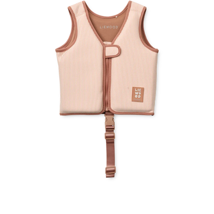 Liewood Gilet de sauvetage Dove Pale Tuscany / Crème De La Crème Stripe / Peach