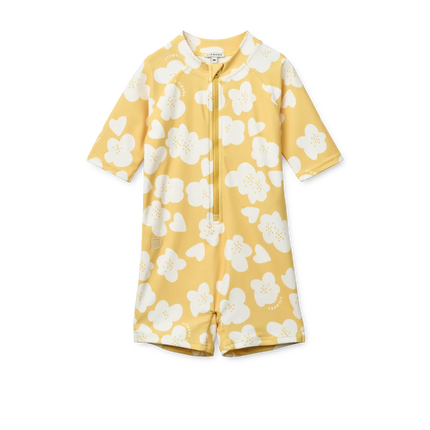 Liewood Zwempak Kind Max Flower / Lemon Yellow