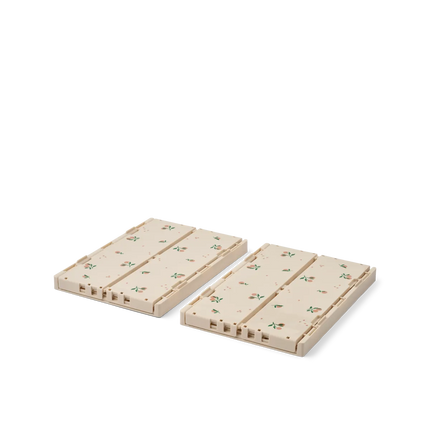 Liewood Coffret de rangement Weston Peach / Sea Shell Box M, lot de 2