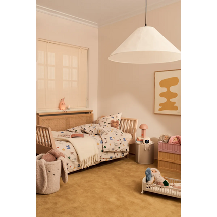 Liewood Panier de rangement Morley Rabbit Pile Mist