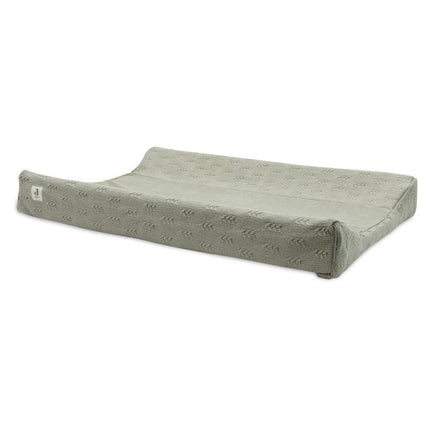 Aankleedkussenhoes 50x70cm Grain Knit - Olive Green - Babywinkel - 8717329377752