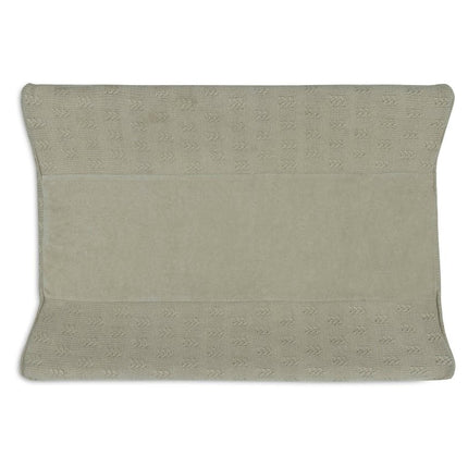 Aankleedkussenhoes 50x70cm Grain Knit - Olive Green - Babywinkel - 8717329377752