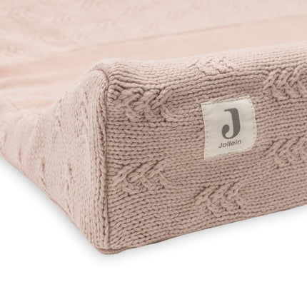 Aankleedkussenhoes 50x70cm Grain Knit - Wild Rose - Babywinkel - 8717329377769