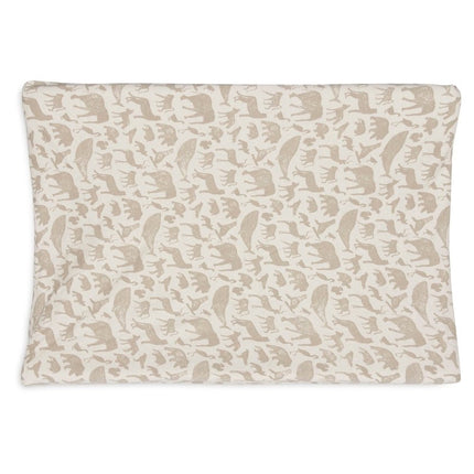 Aankleedkussenhoes Jersey 50x70cm Animals - Nougat - Babywinkel - 8717329376229