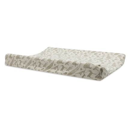 Aankleedkussenhoes Jersey 50x70cm Animals - Olive Green - Babywinkel - 8717329376212