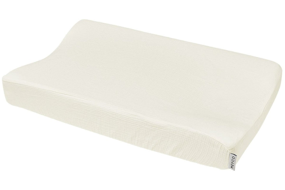 Aankleedkussenhoes pre - washed hydrofiel Uni - natural - 50x70cm - Babywinkel - 4054703400618