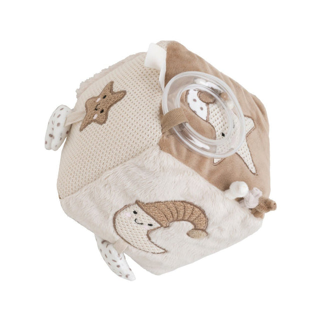 Activiteiten kubus Heaven clay/warm linen koop je bij Babywinkel