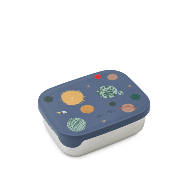 Liewood Lunchbox Arthur Universe / Classic Navy koop je bij Babywinkel