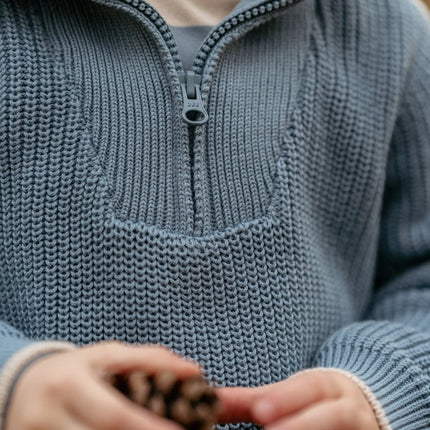 Pull tricoté Stone Blue