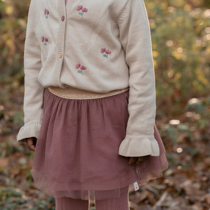 Cardigan en maille sable