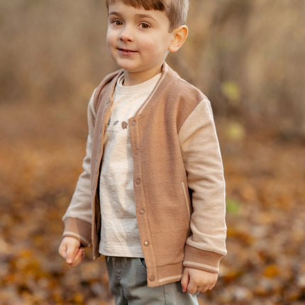 Cardigan en maille Marron/Taupe