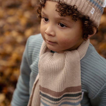 Écharpe tricotée Taupe - Une <tc>Taille</tc>