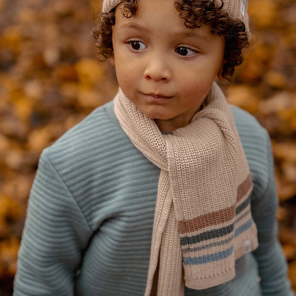 Écharpe tricotée Taupe - Une <tc>Taille</tc>