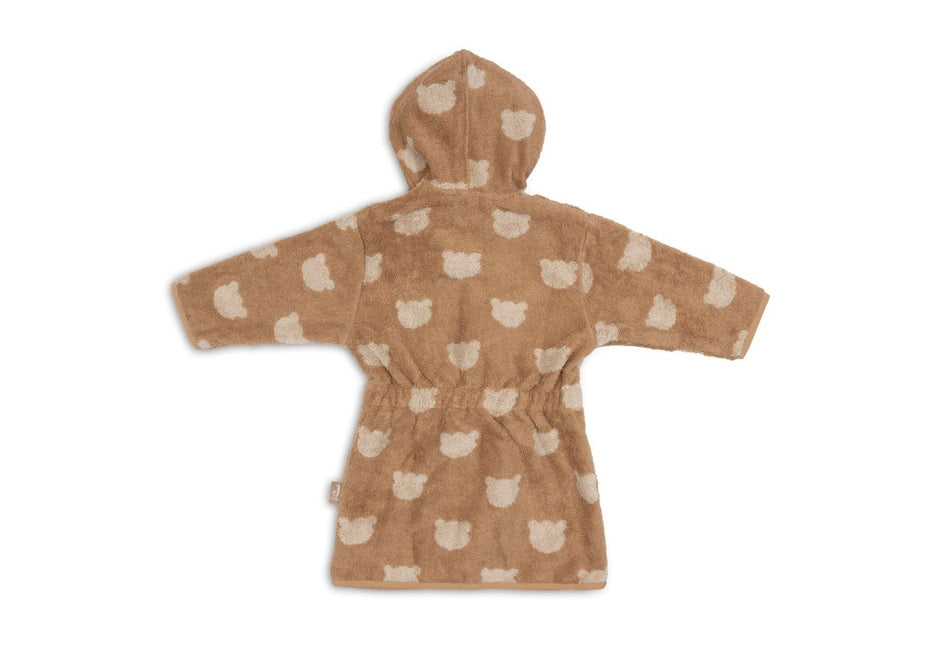 Baby Badjas – Jacquard – Biscuit koop je bij Babywinkel