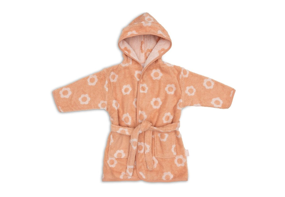 Baby Badjas – Jacquard – Blush koop je bij Babywinkel