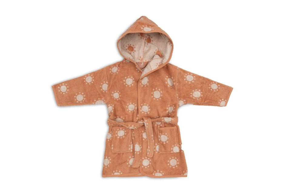 Baby Badjas - Jacquard - Light Terra koop je bij Babywinkel