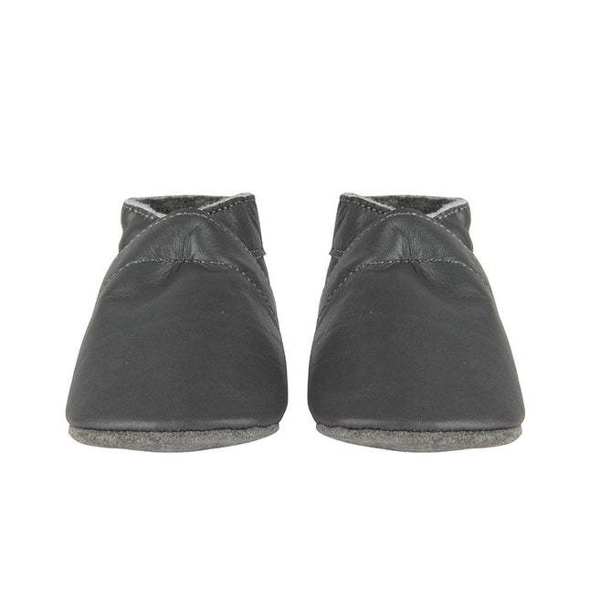 Baby Dutch Baby Schoentjes Effen Antraciet - Baby Dutch - Babywinkel - 8719558440122