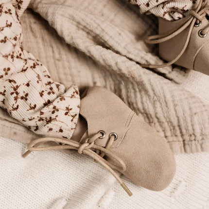 Baby Dutch Baby Schoentjes Nova Ecru Suede - Baby Dutch - Babywinkel - 8719558443413