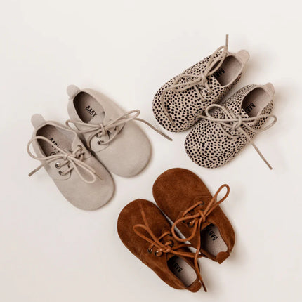 Baby Dutch Baby Schoentjes Nova Ecru Suede - Baby Dutch - Babywinkel - 8719558443413