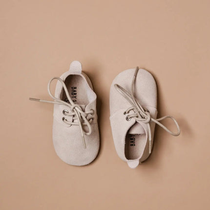 Baby Dutch Baby Schoentjes Nova Ecru Suede - Baby Dutch - Babywinkel - 8719558443413