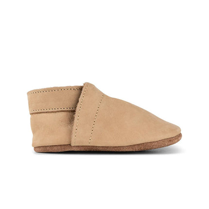 Baby Dutch Babyslofjes Uni Mocca Nubuck - Baby Dutch - Babywinkel - 8719558441013