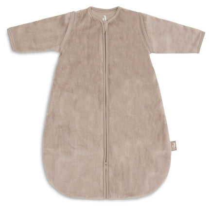 Baby Slaapzak met Afritsbare Mouw Rond 60cm Velvet - Milky Coffee - Babywinkel - 8717329404212