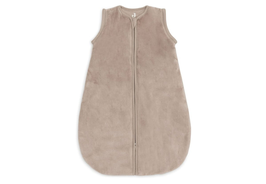Baby Slaapzak met Afritsbare Mouw Rond 60cm Velvet - Milky Coffee - Babywinkel - 8717329404212