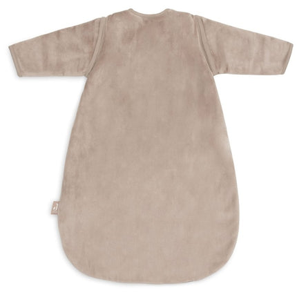 Baby Slaapzak met Afritsbare Mouw Rond 60cm Velvet - Milky Coffee - Babywinkel - 8717329404212