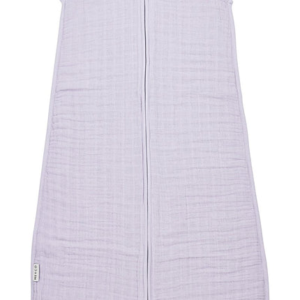 Baby zomerslaapzak pre - washed hydrofiel Uni - soft lavender - 0.5 TOG - Babywinkel - 4054703107272
