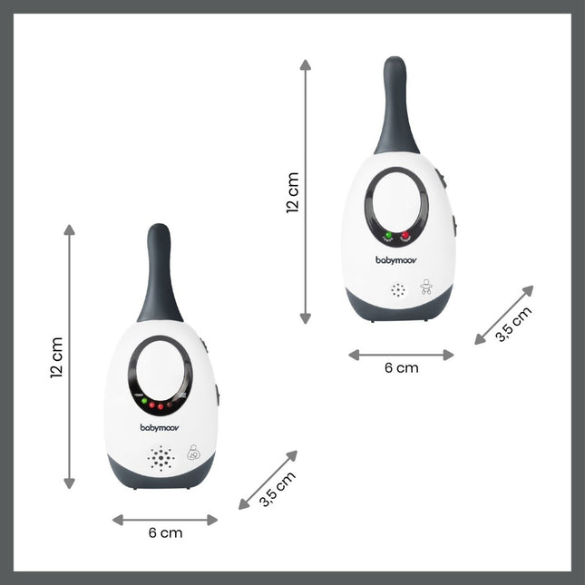 Babymoov Babyfoon Simply Care Color 300M Met Adapters - Babymoov - Babywinkel - 3661276148710