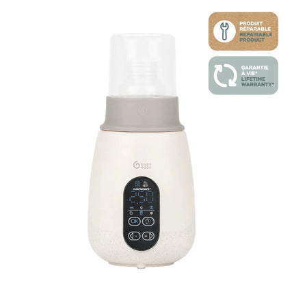 Babymoov Flessenwarmer en Sterilisator NutriSmart+ Mineral Beige koop je bij Babywinkel