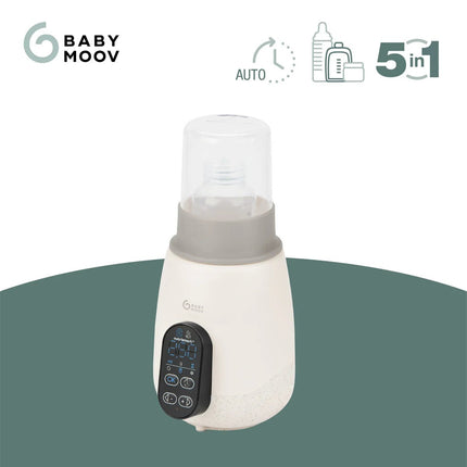 Babymoov Flessenwarmer en Sterilisator NutriSmart+ Mineral Beige koop je bij Babywinkel