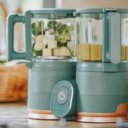 Babymoov Keukenmachine Nutribaby Glass Green Forest - Babymoov - Babywinkel - 3661276171039