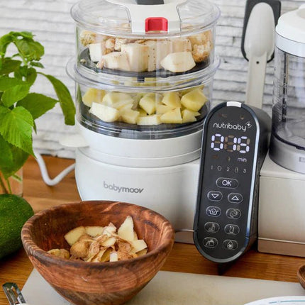 Babymoov Keukenmachine Nutribaby White met Thermobox - Babymoov - Babywinkel - 3661276181113