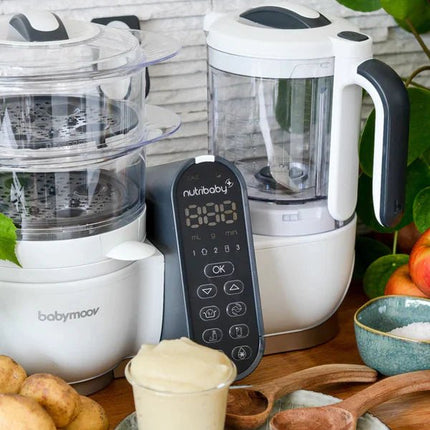 Babymoov Keukenmachine Nutribaby White met Thermobox - Babymoov - Babywinkel - 3661276181113