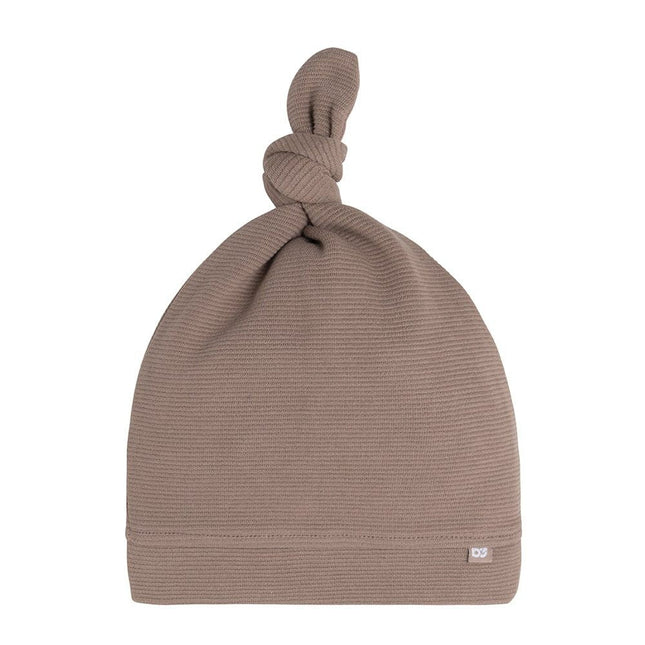 Baby's Only Baby Mutsje Met Knoop Pure Mokka koop je bij Babywinkel