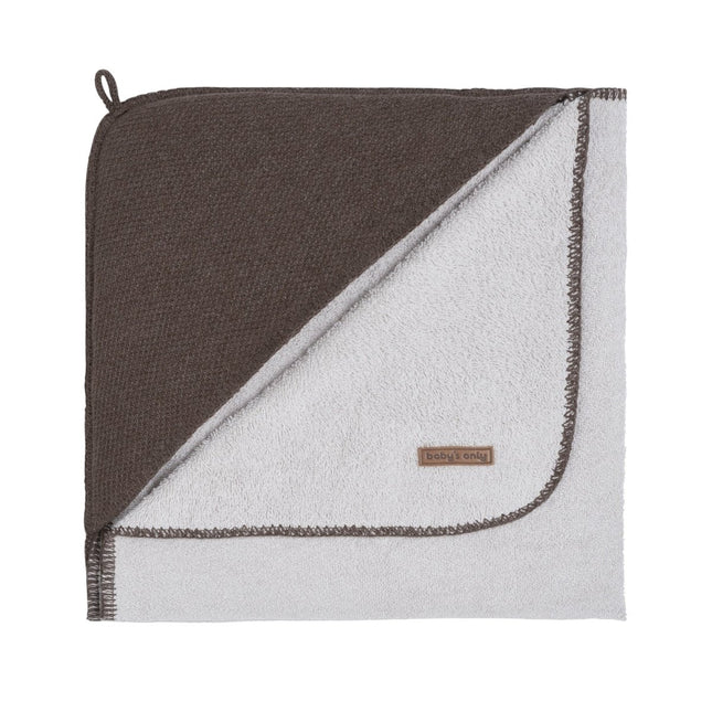 Baby's Only Badcape Baby Classic Cacao 75x85cm - Baby's Only - Babywinkel - 8720512362251