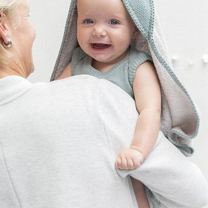 Baby's Only Badcape Baby Classic Stonegreen 75x85cm - Baby's Only - Babywinkel - 8719497042760