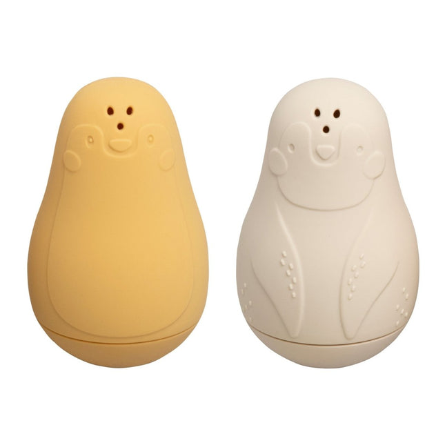 Baby's Only Badspeelgoed Pingu√ØNs Oker/Warm Linen 2St - Baby's Only - Babywinkel - 8720791353568