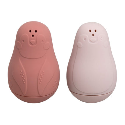 Baby's Only Badspeelgoed Pingu√ØNs Stone Red/Oud Roze 2St - Baby's Only - Babywinkel - 8720791353582