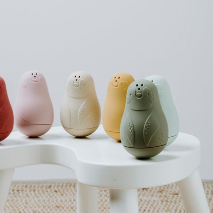 Baby's Only Badspeelgoed Pingu√ØNs Stone Red/Oud Roze 2St - Baby's Only - Babywinkel - 8720791353582