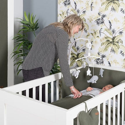 Baby's Only Bedomrander Classic Khaki 180x40cm - Baby's Only - Babywinkel - 8719497044931