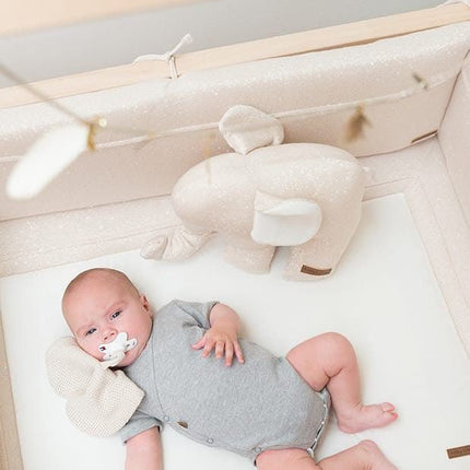 Baby's Only Bedomrander Sparkle Melee Zilvergrijs - Baby's Only - Babywinkel - 8719497044030